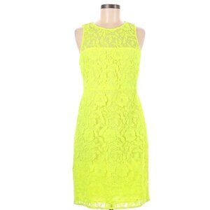 .J Crew Collection Citrus Lace Shift Sheath Dress.